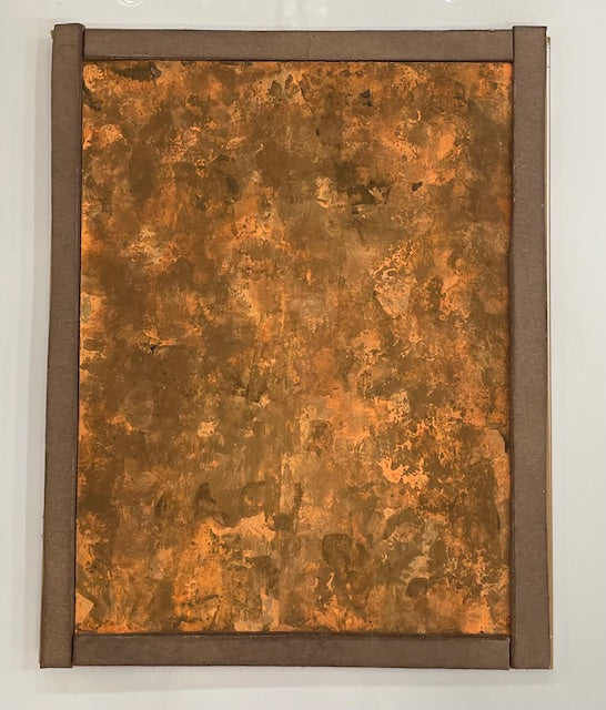 Libreta marrón anaranjada